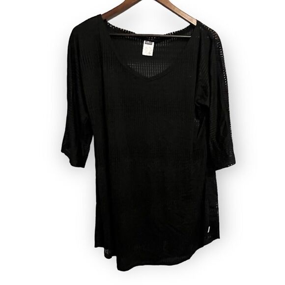 Women's O'Neill Black Mesh Swimsuit Coverup Dress - Picture 1 of 6